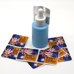 Etiqueta Adhesiva personalizada de diseño privado, pegamento parcial - Product Image 4