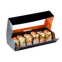 Offre Spéciale Shishi/Burger Fast Food À Emporter Emballage Personnalisé Imprimé Petit Déjeuner Brunch Boîte avec Gaufrage pour Plateau Alimentaire