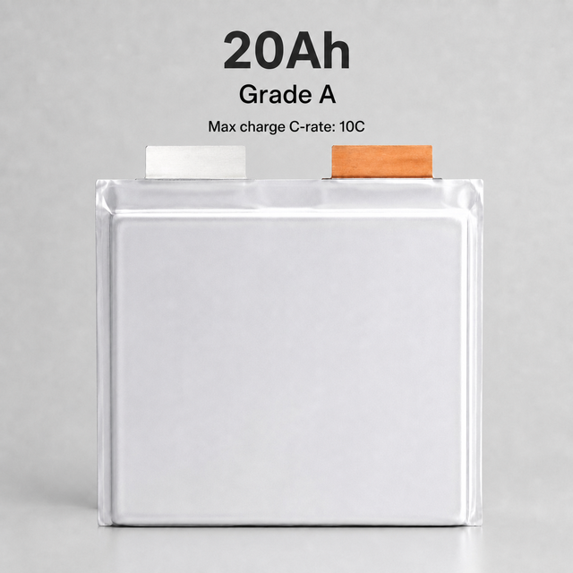 MSCE Factory Supplier P150F20A 20Ah 3500cycles Flexible Lifepo4 Lithium Pouch Cell for Electric Cargo Drone