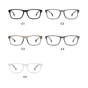 Occhiali <span class=keywords><strong>da</strong></span> Lettura Unisex HBK con Montatura Quadrata Completa, Stile Retrò, Ultra-Leggeri, Lenti Piatte TR, Aste in Acetato, Stile Streetwear - Product Image 6