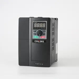 CHZIRI中国vfd 220v单相至3相380v逆变器7.5kw vfd价格表