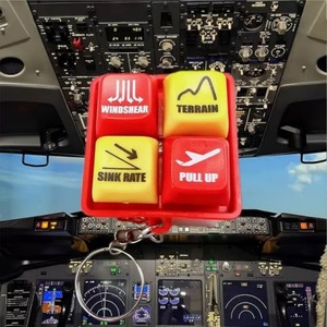 737 Aural Simulator peringatan gantungan kunci Egpws suara Jetting untuk <span class=keywords><strong>Pilot</strong></span> dan Crew peringatan mainan gantungan kunci Anime - Product Image 2