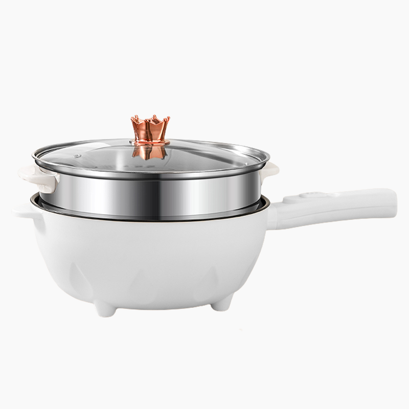 White-24/28CM-Stainless Steel Steamer Basket