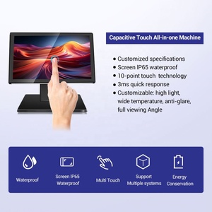 Monitor Táctil Industrial Integrado con Pantalla LCD de 27 Pulgadas, <span class=keywords><strong>Windows</strong></span> <span class=keywords><strong>10</strong></span>, Procesador Intel de Cuatro Núcleos, RAM DDR3 - Product Image 3