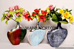 Florero nuevo florero con acabado antiguo para decoración del hogar nuevo florero elegante de lujo antiguo de alta y alta calidad - Product Image 5