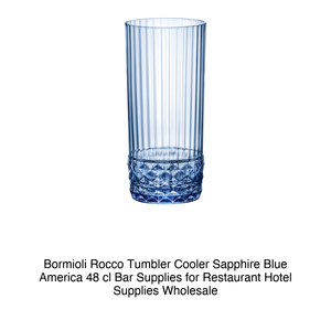Vaso Enfriador Bormioli Rocco Sapphire Blue America 48 cl, Artículos de Bar para Restaurantes y Hoteles, Venta al Por Mayor - Product Image 2