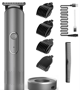 Cortadora de pelo recargable USB resistente al agua de acero inoxidable con función de seguridad - Product Image 1