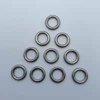 Accessoires de pêche en acier inoxydable de haute qualité, anneaux de pêche solides, anneaux de pêche de 3,5 mm à 14 mm