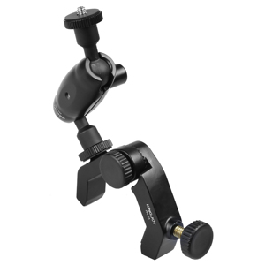 Support de guidon/poteau en aluminium noir Kingjoy, fabricant direct, pour caméras d'action Insta360 et Hero - Product Image 2