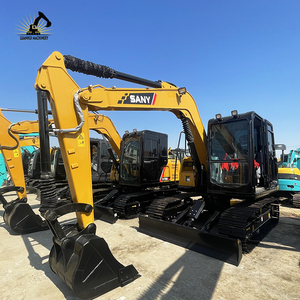 Équipement de construction lourd, excavatrice d'occasion SANY SY75CPRO, Isuzu, capacité de la benne de 0,3 m³, poids opérationnel de 7350 kg - Product Image 2