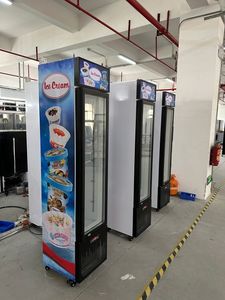 Congelador Comercial con Puerta de Vidrio, Refrigerador Exhibidor, Congelador Vertical Delgado RB-380H, Refrigeradores Exhibidores RB- - Product Image 6
