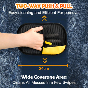 Guantes de aseo para gatos electrostáticos reutilizables mejorados al por mayor, depilación eficiente de mascotas para gatos, perros, limpieza de mascotas, Baño - Product Image 5