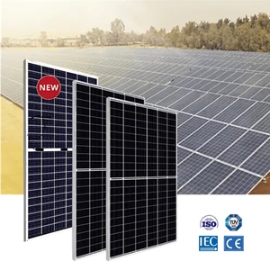 Panneau Solaire Bifacial Monocristallin Mono PERC 182 183.75 Cellules, Efficacité Énergétique 22%, 585W, <span class=keywords><strong>Seldas</strong></span> De Panel Solar - Product Image 3