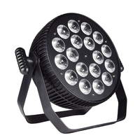 Projecteur LED Par RGBWAP UV 6-en-1 de haute qualité 18x18W avec contrôle DMX512 et garantie de 2 ans pour événements scéniques