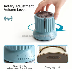 Mini Altavoz con Base Magnética LED RGB Integrada, Resistente al Agua IPX-5 para Fijación Segura en Superficies Metálicas, Parte Posterior de Smartphones - Product Image 2