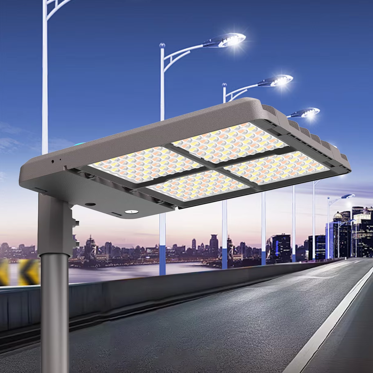 Aluminum Alloy LED Wall Light 100W-300W IP65 FCC Certified AC Motion Sensor Dimmable Color Customized 3-Year Warranty