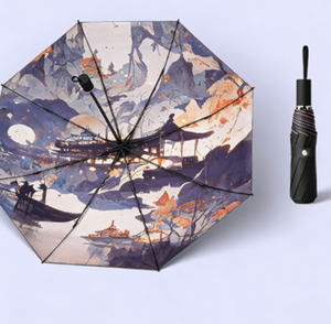 Fully Automatic Folding, Retro, All-weather, Sunshade <b>Umbrella</b> UV protection Sun <b>Umbrella</b> - Product Image 5
