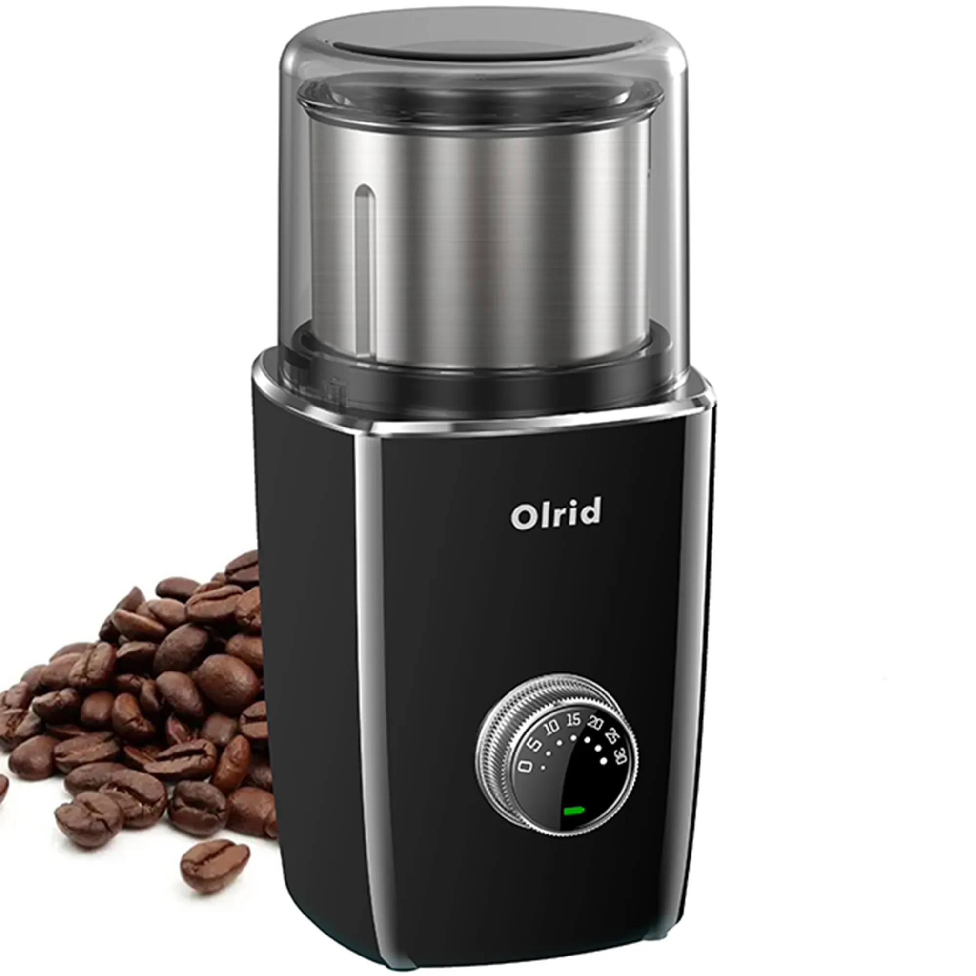 Molinillo de granos de café inalámbrico portátil, mini molinillo de café eléctrico recargable por usb, 2023 W, novedad de 200