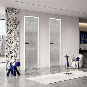 <span class=keywords><strong>Porte</strong></span> <span class=keywords><strong>en</strong></span> aluminium simple et élégante pour l'aménagement intérieur - Product Image 3