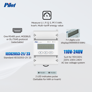中试高精度智能数字功率计面板仪表3相多功能能量质量分析仪 - Product Image 3