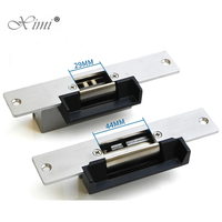 Serrure électrique DC 12V NO/NC, serrure intelligente à électrovanne, mode de déverrouillage double, système de contrôle d'accès pour porte et portail