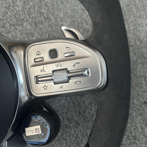Para <span class=keywords><strong>Mercedes</strong></span> Benz AMG volante clase C W204 C63 W212 W218 W207 W172 S superventas volante de fibra de carbono - Product Image 4