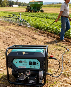 เครื่องกำเนิดไฟฟ้าเบนซินแบบพกพา 4 จังหวะ ระบายความร้อนด้วยอากาศ คุณภาพสูง 9.5 กิโลวัตต์ 50 ลิตร น้ำมันเชื้อเพลิง 499 ซีซี เป็นมิตรกับสิ่งแวดล้อม น้ำหนักเบา สำหรับงานภาคสนาม - Product Image 2