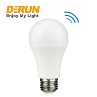 Bombilla LED con Sensor de Radar 7W 9W 12W 15W, Sensor de Movimiento Inteligente A60 E27, Luz de Seguridad para Escaleras con Detección de Oscuridad, LED-SENSOR
