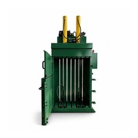 Presse à balles verticale hydraulique sur mesure, entretien simple, fonctionnement sûr pour station d'élimination des déchets