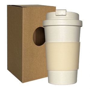12oz/350ML BioWheat Straw Coffee <b>Mug</b> Buckle Lid Reusable Leak-Proof Microwave Safe Travel Portable Cups Promotional Gift <b>Mugs</b> - Product Image 4