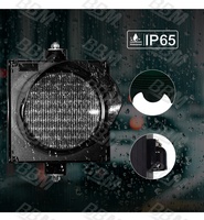 Pemasok Lampu Lalu Lintas Dia.200mm(8inci) Lampu Lalu Lintas Bola Merah dengan Lensa Jaring Laba-laba