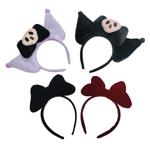 Mädchen Süßes Cartoon-Plüsch Kulomi Ohren-Haarband Lolita Cosplay Party Dekoration Requisiten Cartoon-Tier Gesichtsreinigungs-Zubehör - Product Image 1