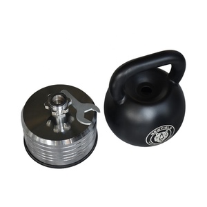 Juego de Pesas Rusas Ajustables Negras de 12-32 kg, Acero C45, Equipo de Entrenamiento de Fuerza para Gimnasio en Casa - Product Image 2