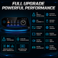 Autoradio Android double DIN 12,3 pouces avec CarPlay et DSP, écran tactile stéréo et navigation pour LEXUS ES 2022