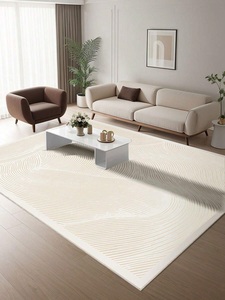 Alfombra de terciopelo con estilo Wabi-Sabi suave al tacto insonorizada antideslizante plegable para sala de estar mesa de café dormitorio - Product Image 2