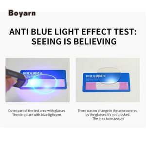 แว่นตาอ่านหนังสือกรองแสงสีฟ้า รุ่นแฟชั่นบางเฉียบ สำหรับผู้หญิงและผู้ชาย พร้อมป้องกันแสงสีฟ้า - Product Image 4