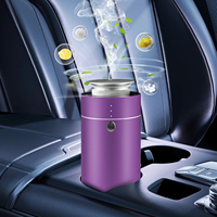 Diffuseur d'huiles essentielles intelligent sans eau, électrique, rechargeable, en métal, dernier modèle, pour petites surfaces, hôtels de luxe et utilisation en voiture