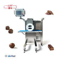 Machine automatique de dépose de grappes de chocolat aux cacahuètes |   Largeur 400/600 mm |   Contrôlé par PLC |   pour la production de chocolat aux noix et aux biscuits