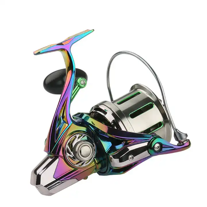 2021 new colorful spinning fishing reel