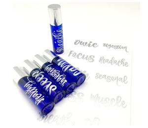 Etiquetas impermeables de aceites esenciales <span class=keywords><strong>doTERRA</strong></span>, pegatinas de tapa de botella adhesivas de vinilo de 13mm, tamaño de papel para perfume A4, champú, pasta de dientes - Product Image 5