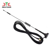 Antena Combinada Multibanda de 3.5dbi, 3 Bandas, 50 Ohmios, Conector Macho, Diseño Magnético Flexible para GSM, 3G y 4G LTE