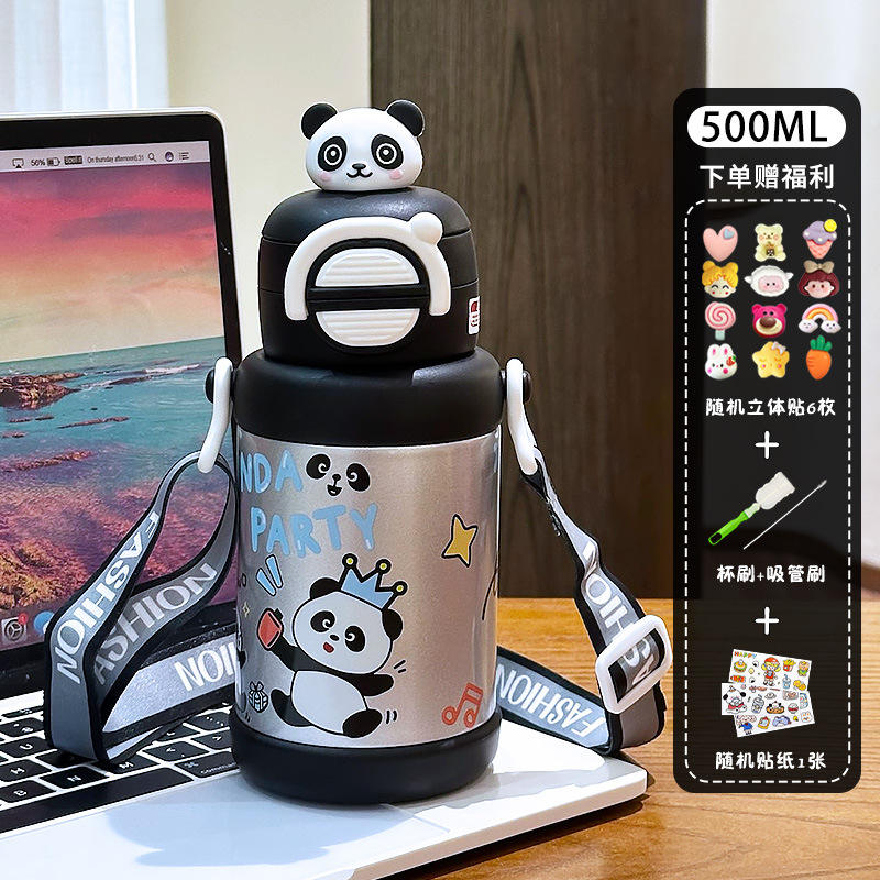 สติกเกอร์การ์ตูนเครื่องมือทำความสะอาดสติกเกอร์ 3D สีดำ