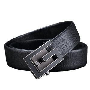 3.5cm largeur facile clip amovible G lettre S lettre automatique boucle haute qualité fissure grain <span class=keywords><strong>ceinture</strong></span> en <span class=keywords><strong>cuir</strong></span>, <span class=keywords><strong>ceinture</strong></span> en <span class=keywords><strong>cuir</strong></span> sur mesure - Product Image 1