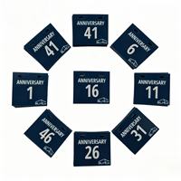 Autocollant adhésif personnalisable en acrylique pour plaque d'immatriculation, idéal pour l'identification des postes d'accès Internet, des chambres d'hôtel, des portes et des sièges de restaurant