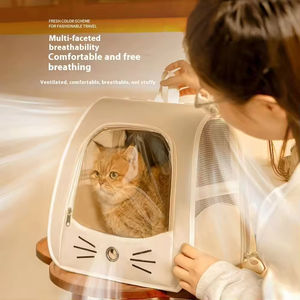 Mochila Porta Mascotas Portátil, Transpirable, de Gran Capacidad, Impermeable y Duradera para Perros y Gatos con Características Anti-Estrés - Product Image 2