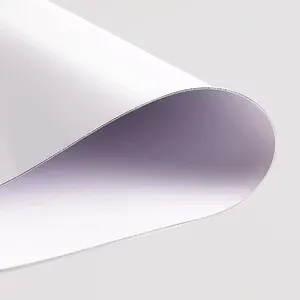 Fire retardant 1.55-5.1M acrylic tensile membrane fabric structure pvc coated fabric for awning roof cover