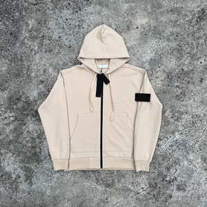 <span class=keywords><strong>Felpa</strong></span> con Cappuccio Versatile Stile Star per Uomo e Donna, 100% Cotone Felpato, Tinta Unita, Versione Coreana con Zip - Product Image 3