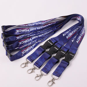 สายคล้องคอแบบถอดได้ พิมพ์ลายตามสั่ง ด้วยเทคนิคซับลิเมชั่น บนผ้าไหมโพลีเอสเตอร์ พร้อมโลโก้ - Product Image 2