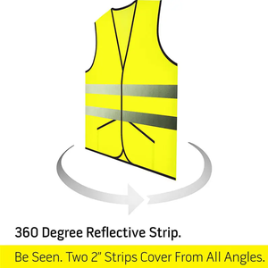 Bán Buôn Giá Rẻ Giá 100% Polyester Hi VIS An Toàn Vest Tùy Chỉnh Làm Việc Mặc Unisex Phản Quang Vest Cho Nam Giới - Product Image 2