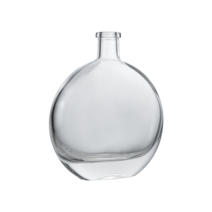 Bouteille en verre vide transparente scellée à la liège plate ronde de 250 ml 300 ml pour diffuseur d'arômes - Product Image 4